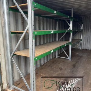 Commercial Racking With Wooden Shelf