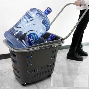 Shopping Basket With Wheels - Image 4