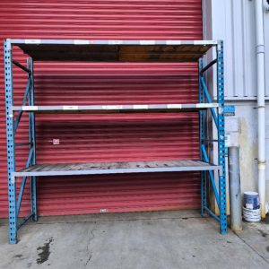 Pallet Racking with solid Timber Shelf