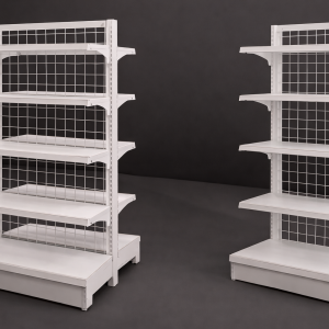 Retail Shelving With Back Mesh - Image 3